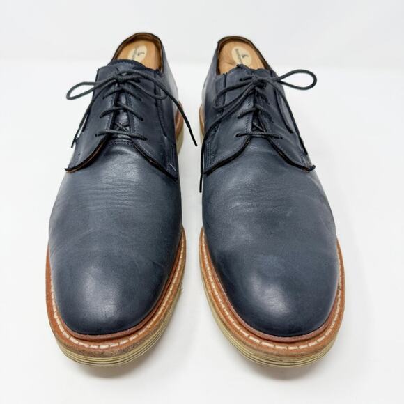 Allen Edmonds Charcoal Gray Leather Cove Drive Oxford Sneaker Men\'s 13 Lace Up main image 10